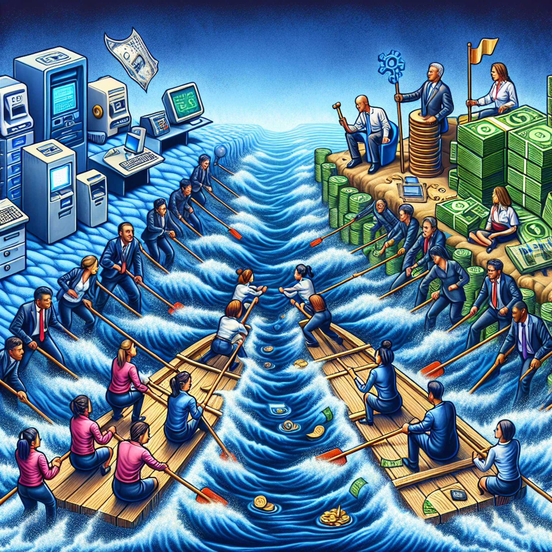 Banking Tech Tug-of-War: Juniors Drowning While Directors Drift