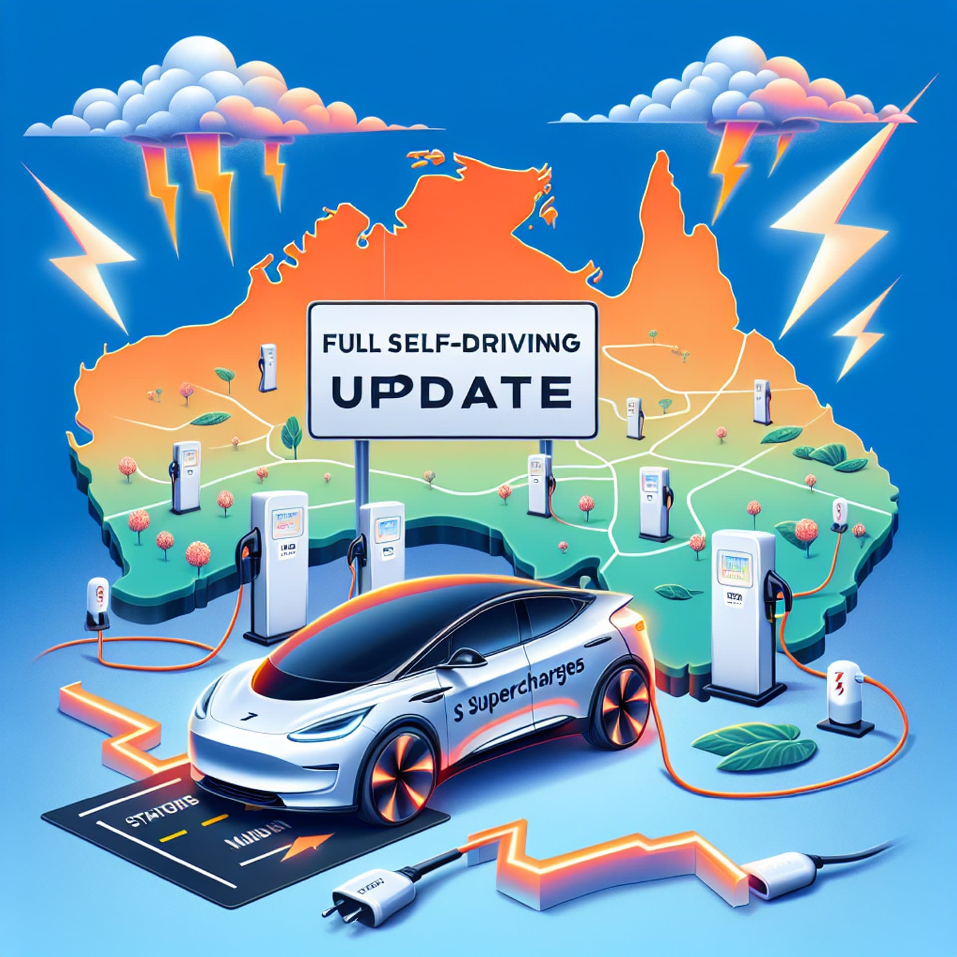 Tesla Supercharges Down Under: Australia's New FSD Update Takes the Wheel
