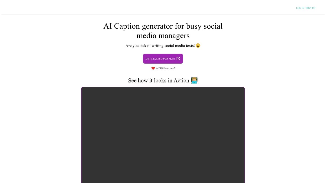 imagetocaption.ai screenshot