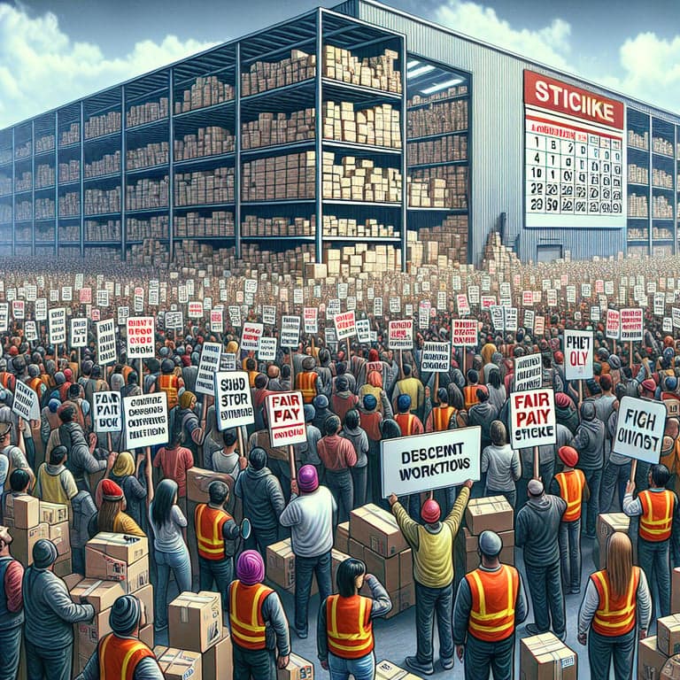 Amazon Warehouse Workers Strike: A Labor Showdown Just Before the Holidays