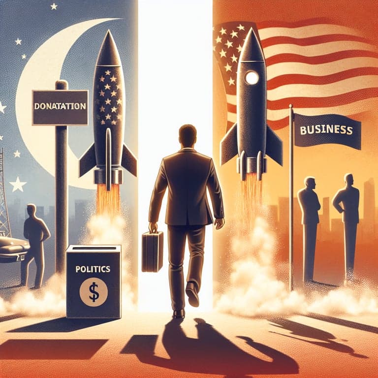 Elon Musk Steps Back from Political Spending, Refocusing on Business