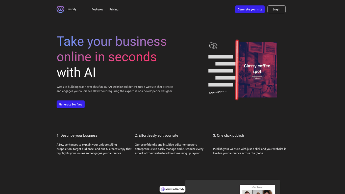 Unicody screenshot