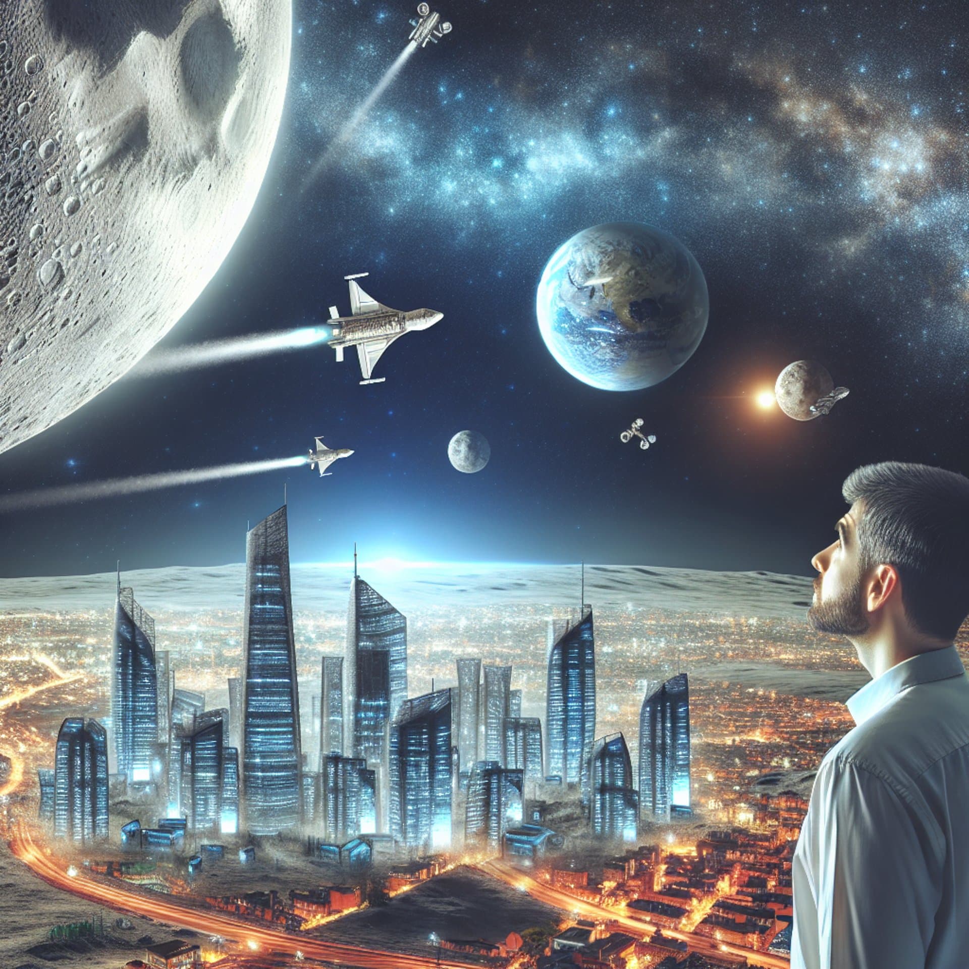 Elon Musk Sets Sights on Moon City: A Celestial Pivot for SpaceX