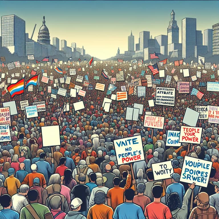 Thousands Rally Against Trump and Musk in Unprecedented Nationwide Protests