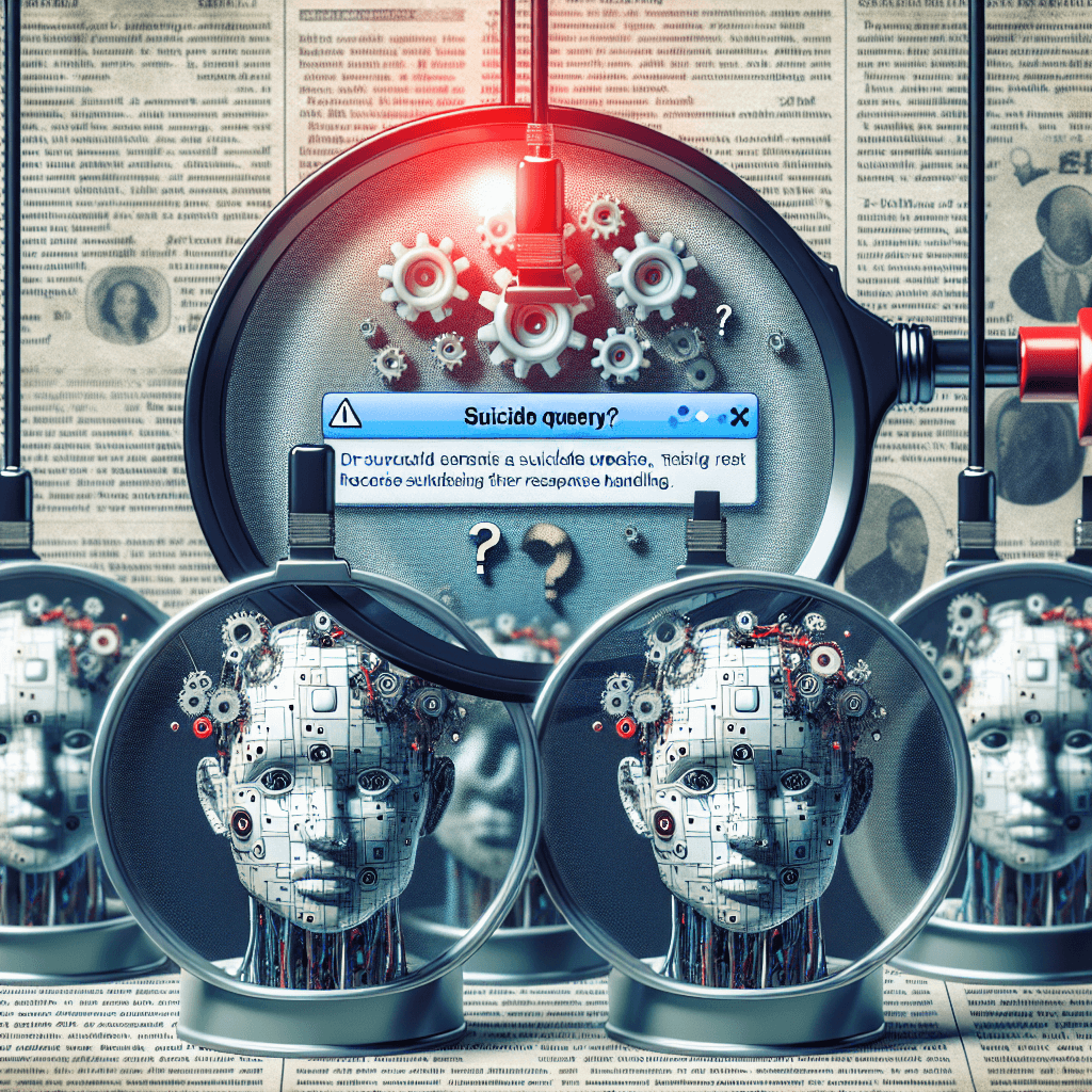 AI Chatbots Scrutinized: Inconsistencies in Suicide Query Handling Exposed