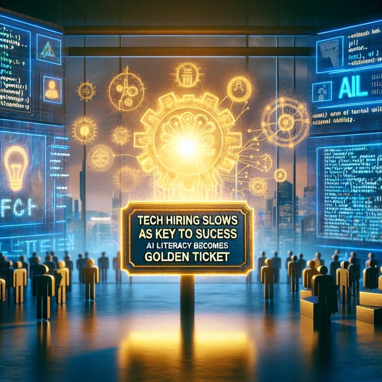 Tech Hiring Slows But Skills Rise as Key to Success: AI Literacy Becomes Golden Ticket