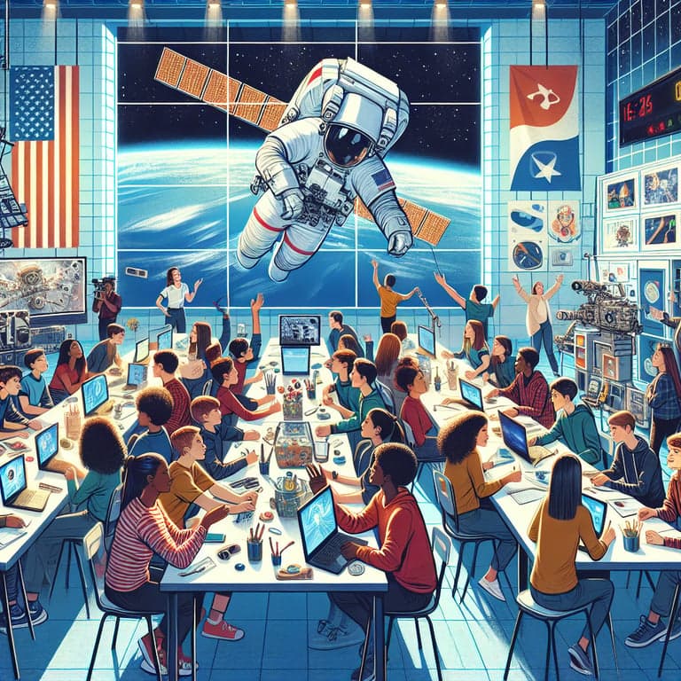 New Jersey Students Connect with Astronaut on ISS: A STEM Adventure!