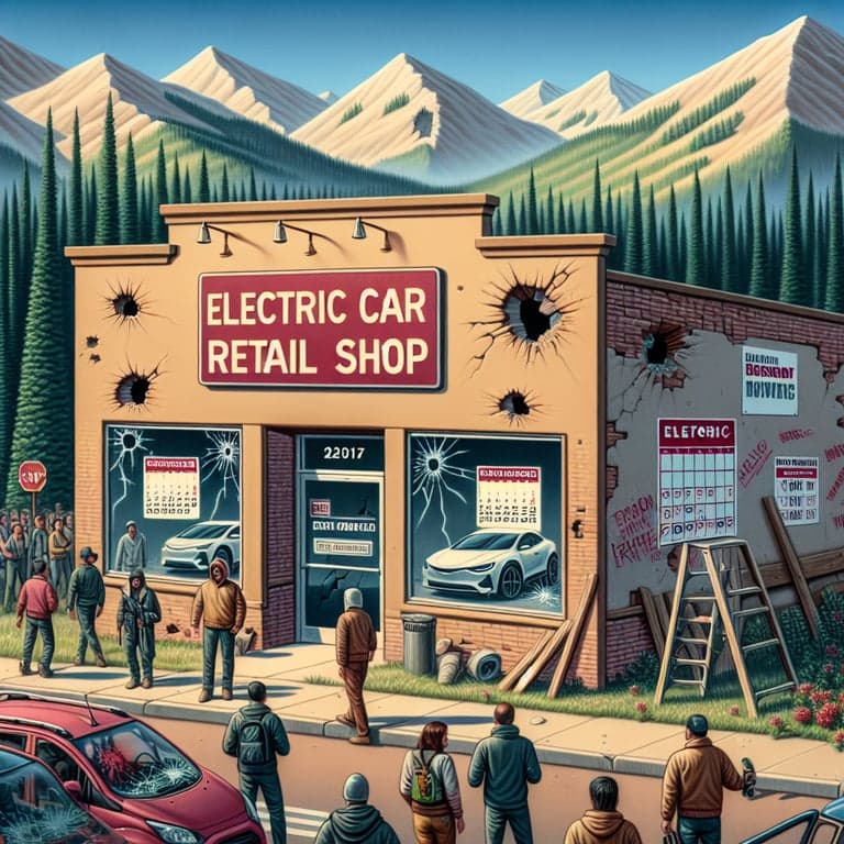 Tesla Store in Colorado Vandalized for the Third Time Amid Political Controversies