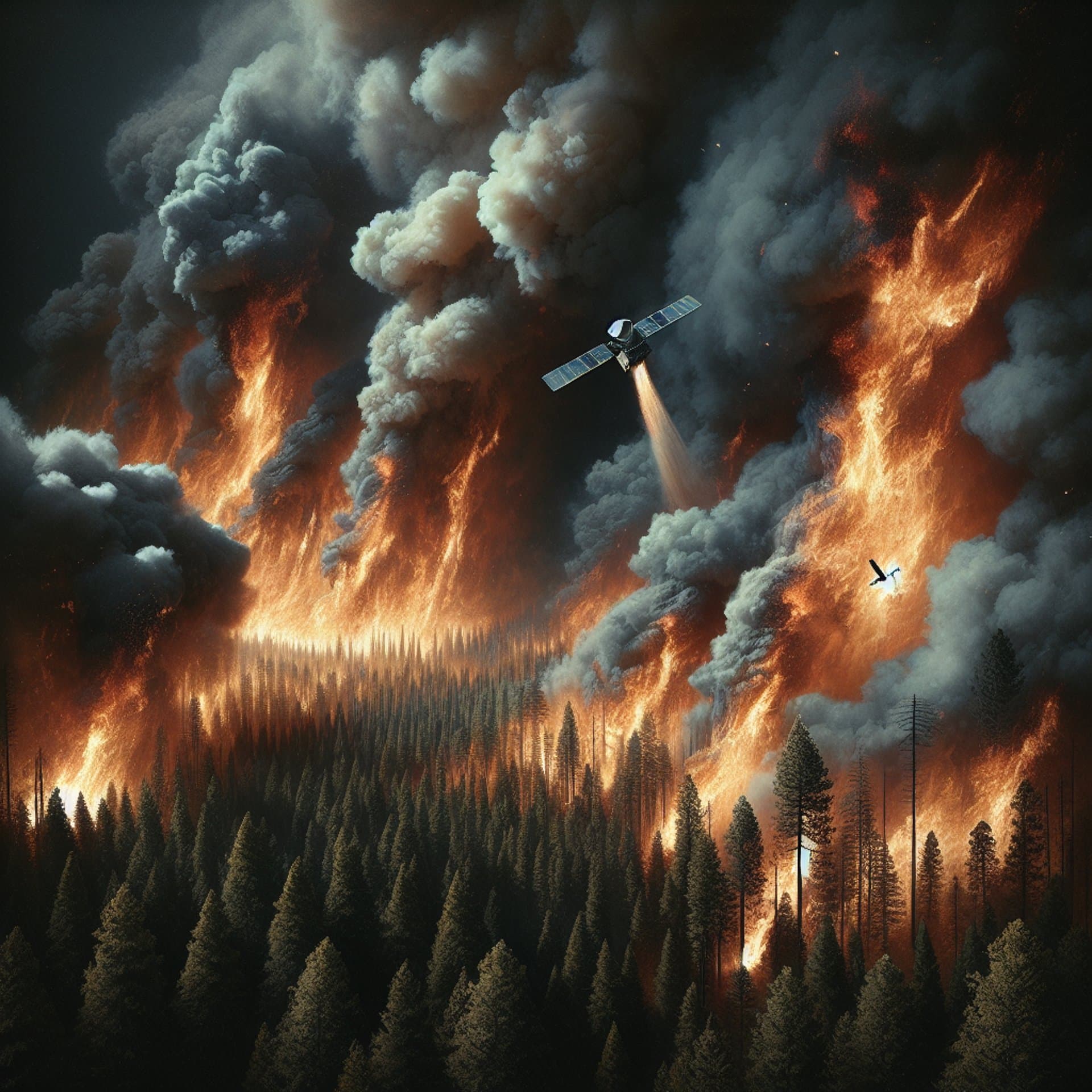 New Jersey's Jones Road Wildfire Blazes Through Pine Barrens, NASA Captures Dramatic Imagery