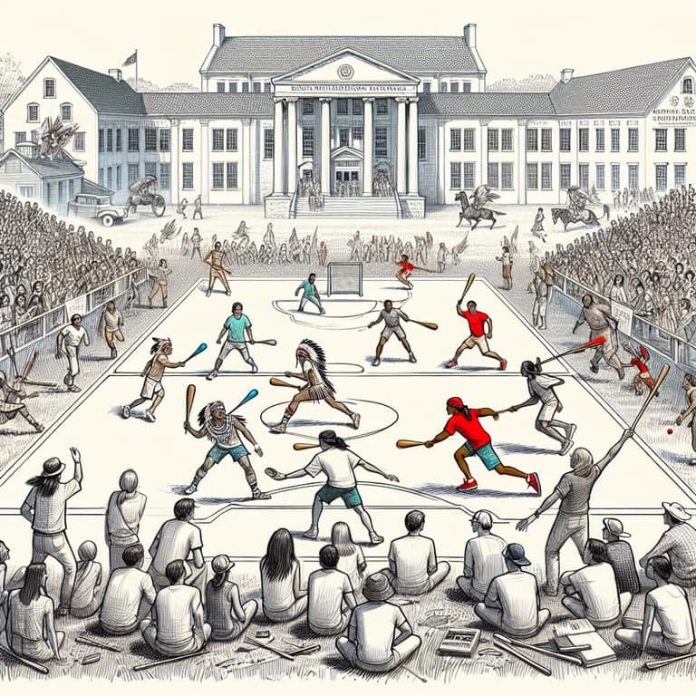 University of Arkansas Scores with Third Annual Native American Stickball Tournament!