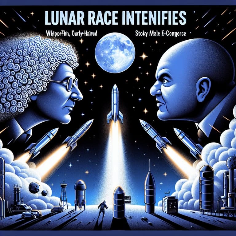 Elon Musk vs Jeff Bezos: Lunar Race Intensifies as US Billionaires Sprint to the Moon! 🌕