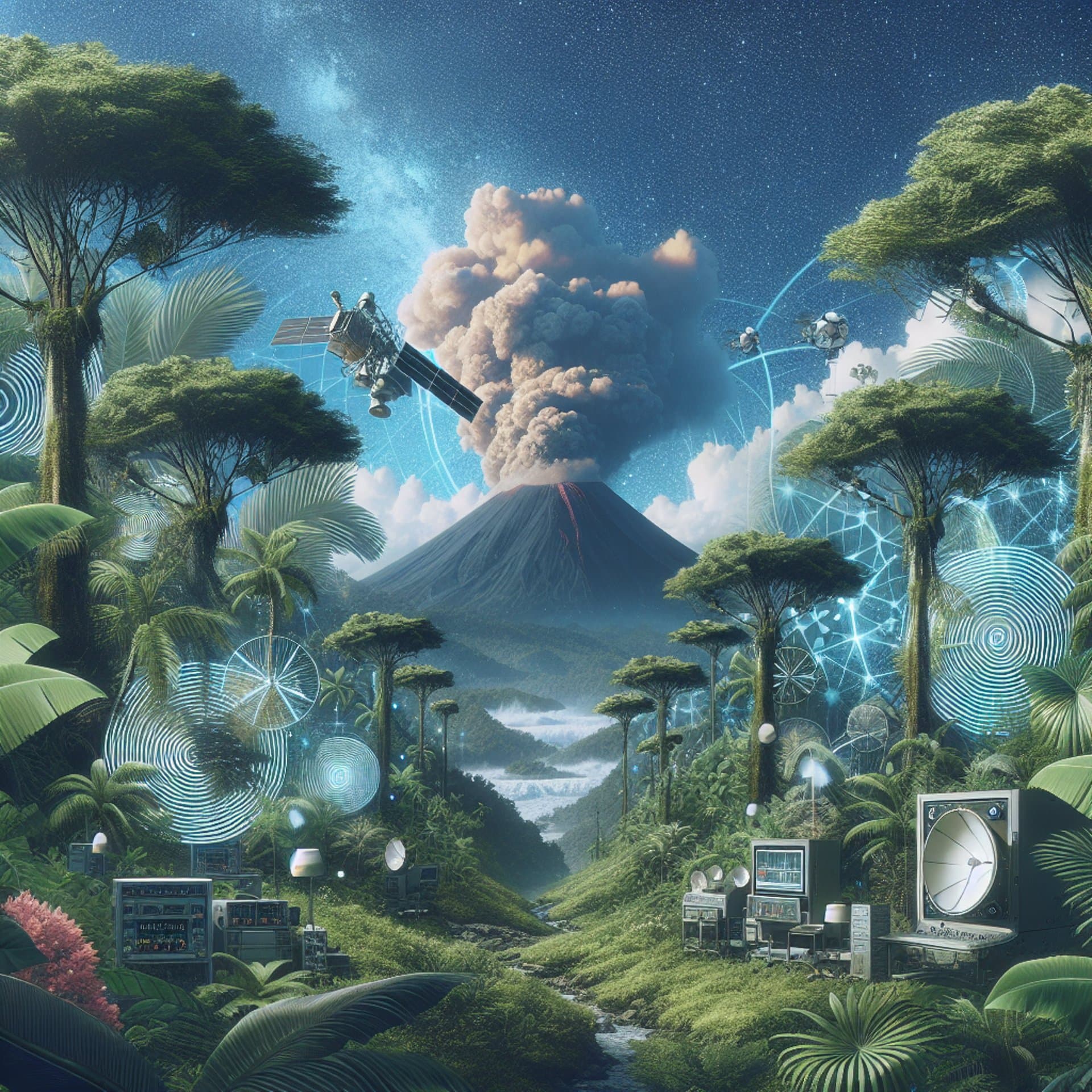 NASA Turns to Tropical Trees as Nature's Volcano Alarm System