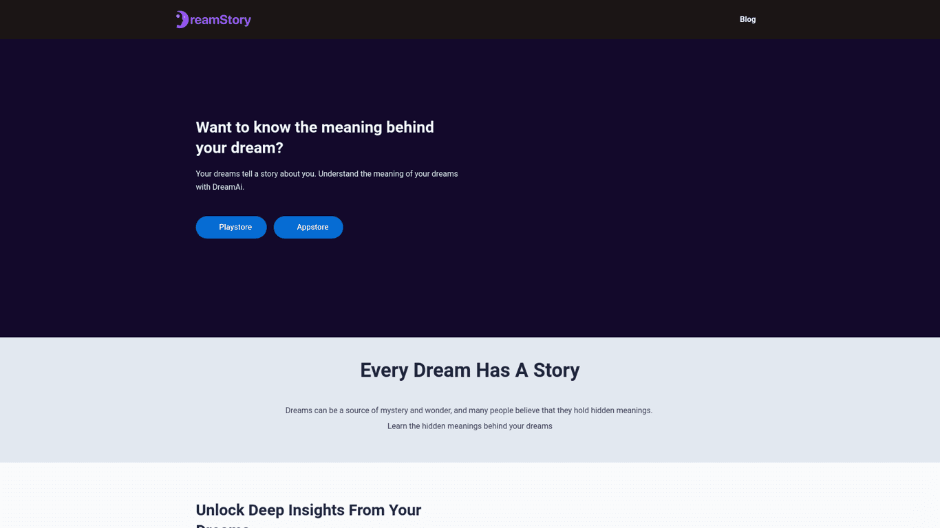 DreamStory screenshot