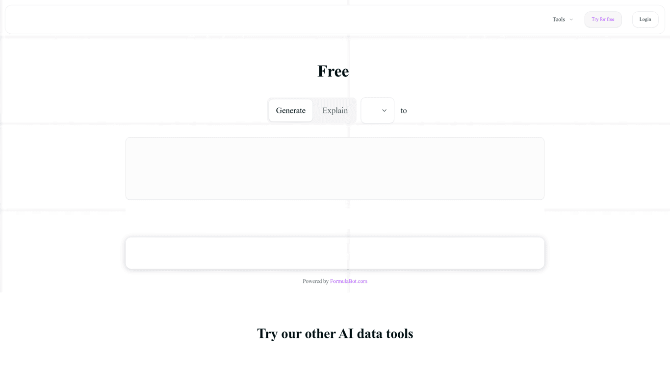 Excel Formula Bot screenshot