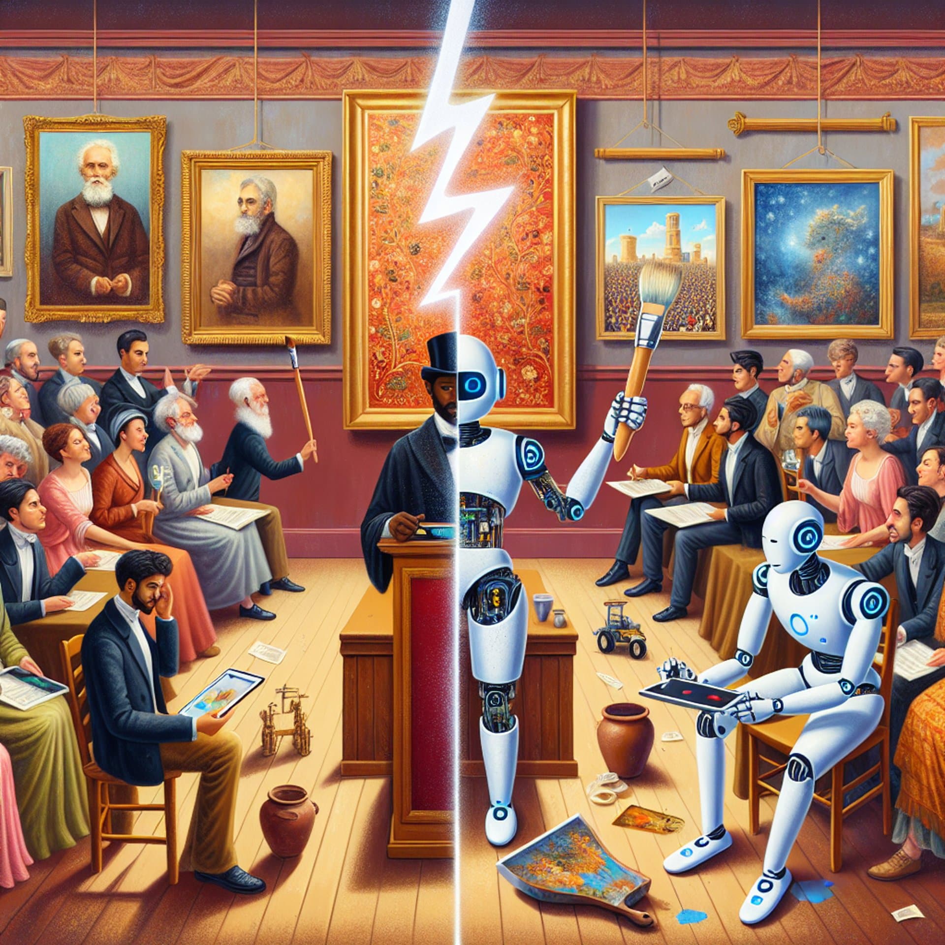 Christie's AI Art Auction Sparks Debate: Revolutionizing Art or Exploiting Artists?