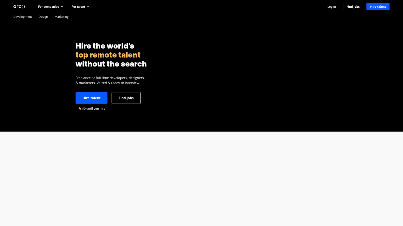 Arc screenshot