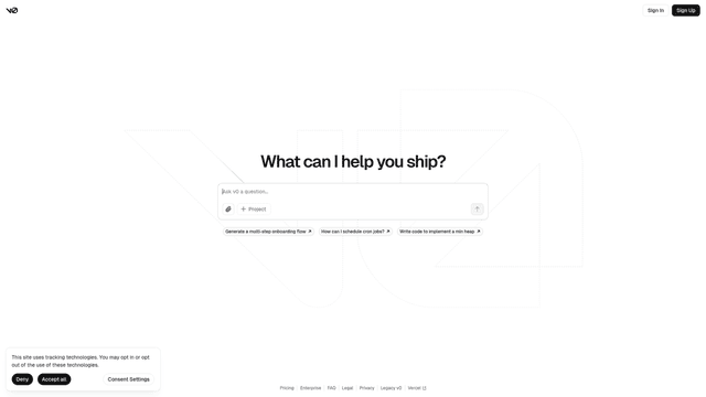 Thumbnail image for v0.dev
