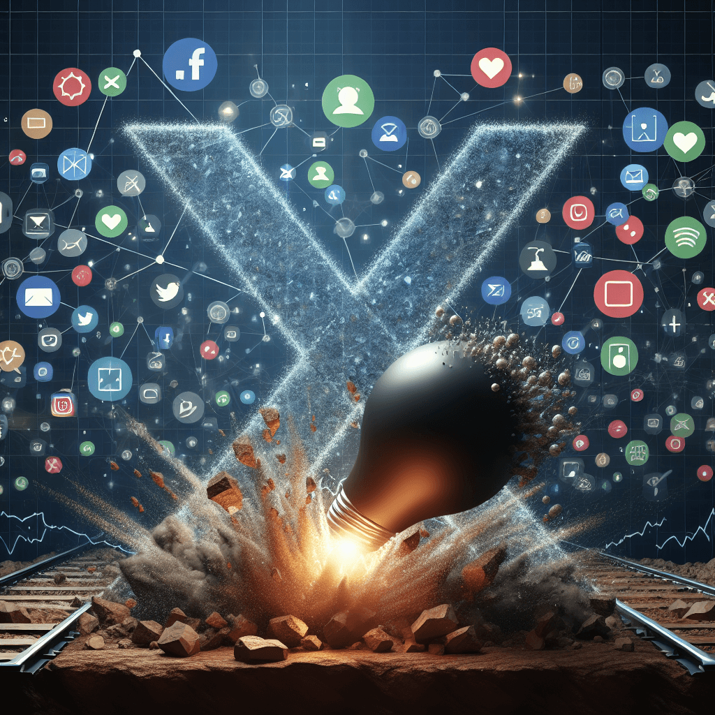 Elon Musk's 'X' Hits a Software Bump - Social Media Goes Silent