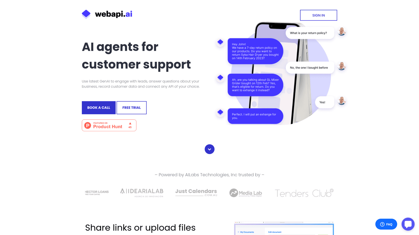 Webapi.ai screenshot
