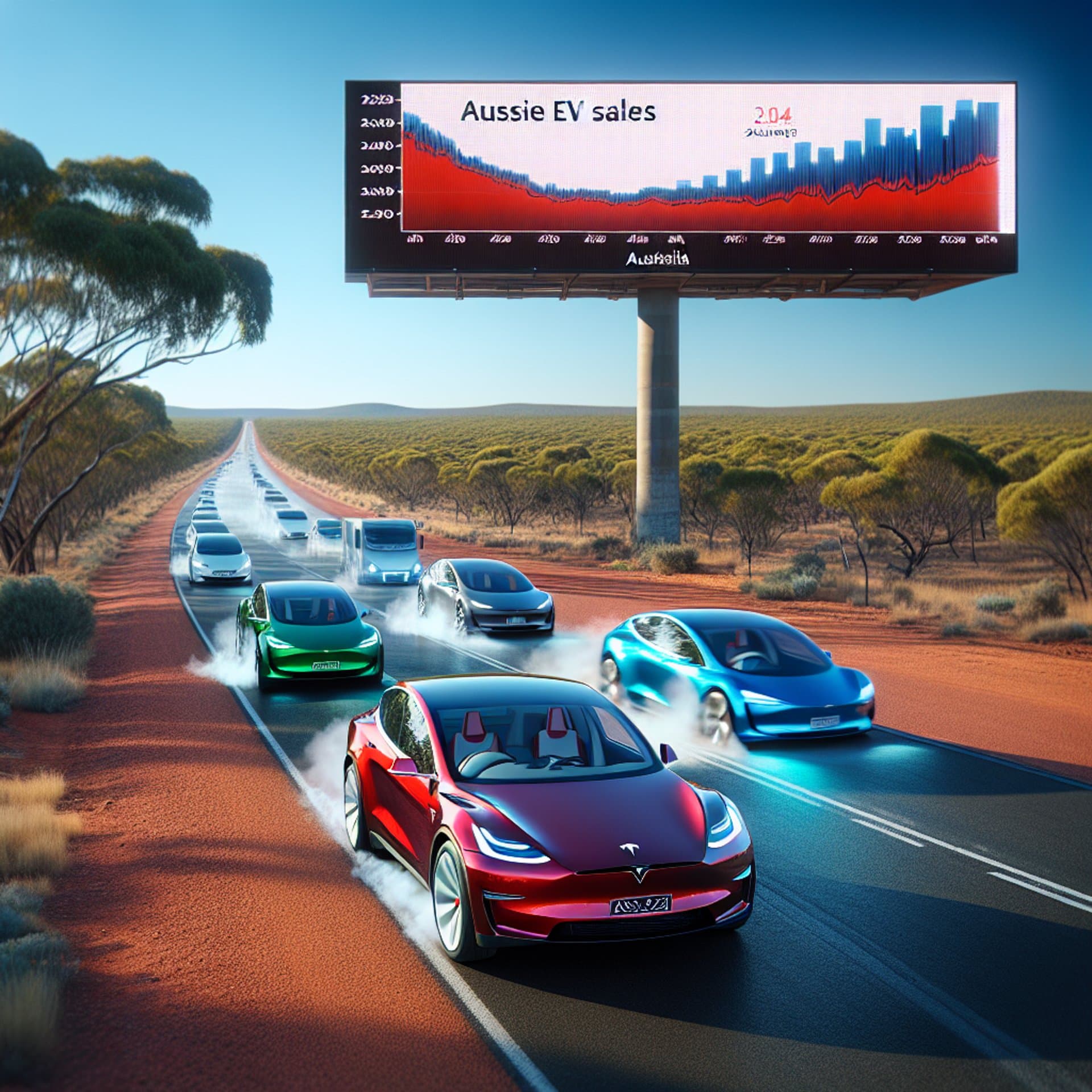 Aussie EV Sales Take a Hit in 2024: Tesla Loses Ground to New Rivals
