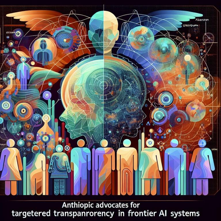 Banner for Anthropic Advocates for Targeted Transparency in Frontier AI Systems