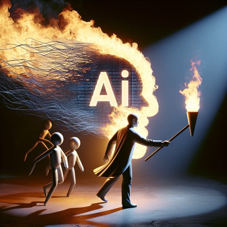 Ilya Sutskever Sets OpenAI Ablaze – Literally! The Cautionary Tale of an AI Effigy