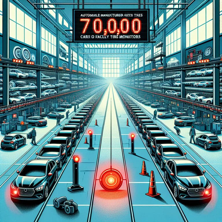 Tesla Hits the Brakes Again: 700,000 Cars Recalled due to Faulty Tire Monitors