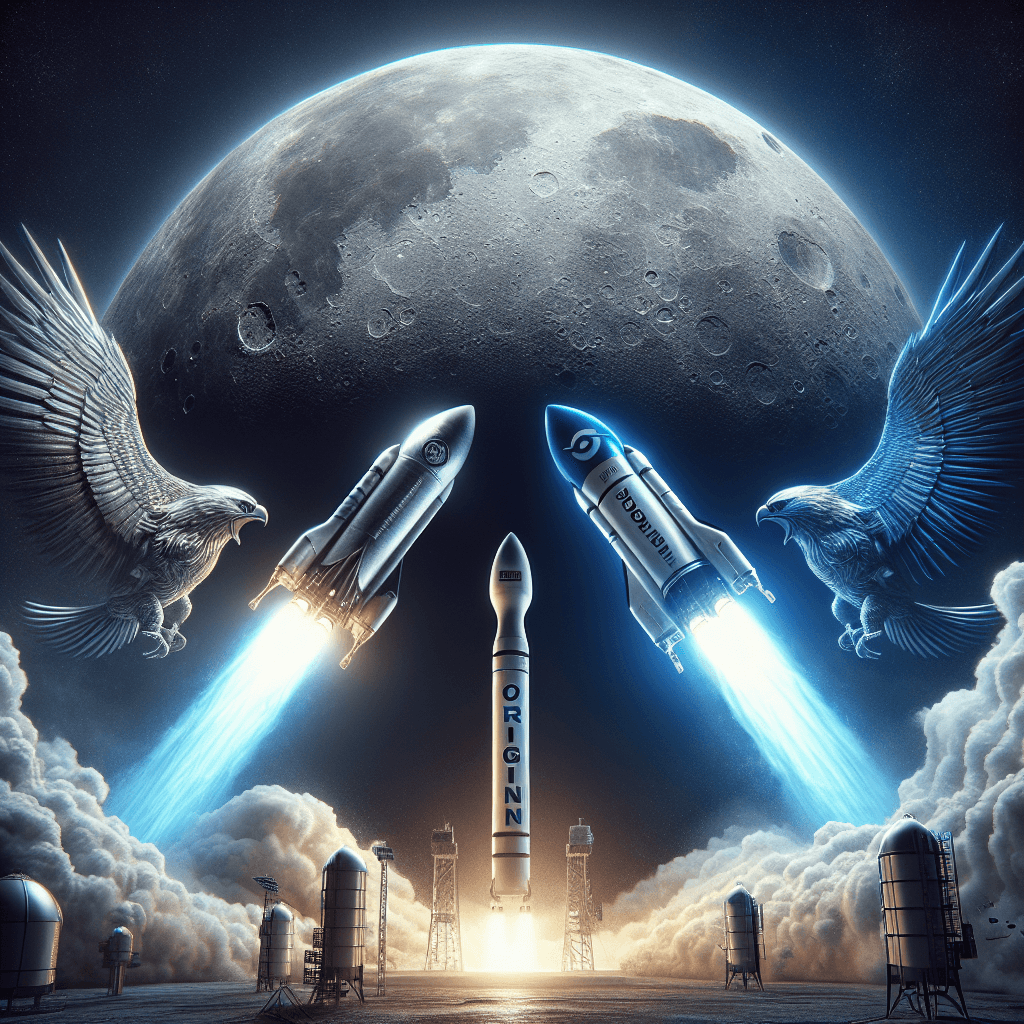 Elon Musk and Jeff Bezos Intensify Space Race for Lunar Dominance