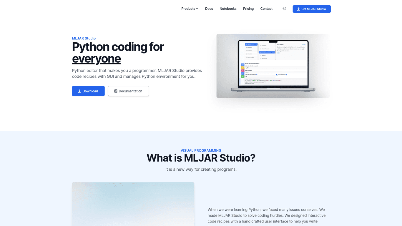 MLJAR screenshot