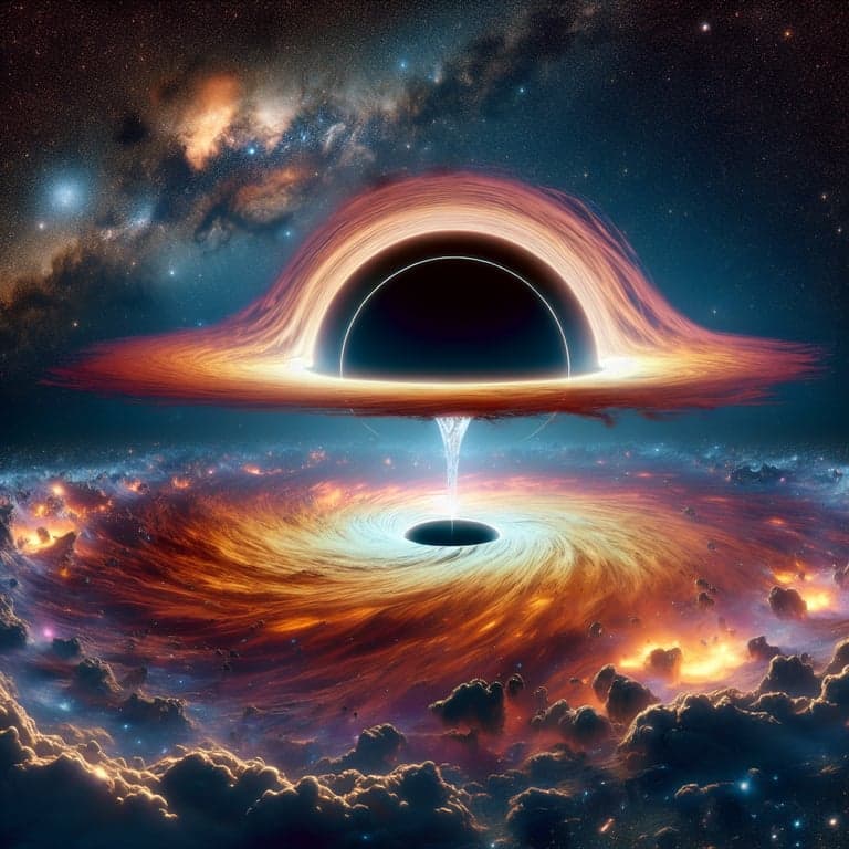 NASA's Hubble Catches a Galactic Drama: Runaway Black Hole Gobbles Star 600 Million Light-Years Away