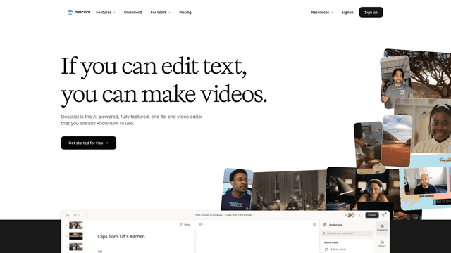 Thumbnail image for Descript