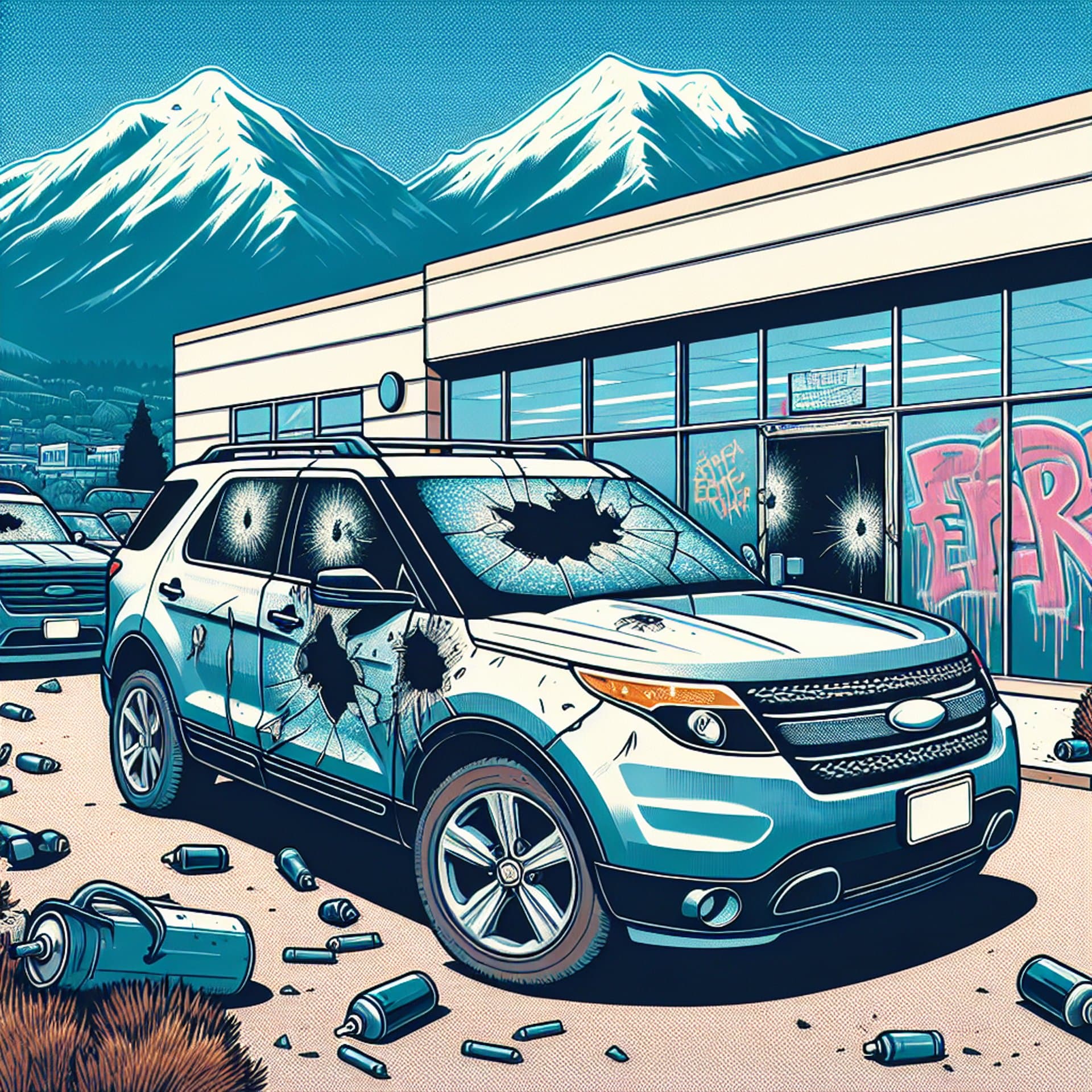 Vandalism Strikes Again at Loveland, Colorado Tesla Dealership