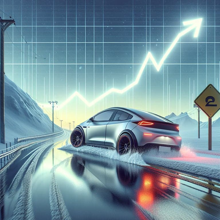 Tesla's Stock Slips Despite Stellar Monthly Performance