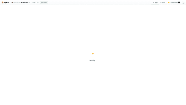 Thumbnail image for AutoGPT (Hugging Face)