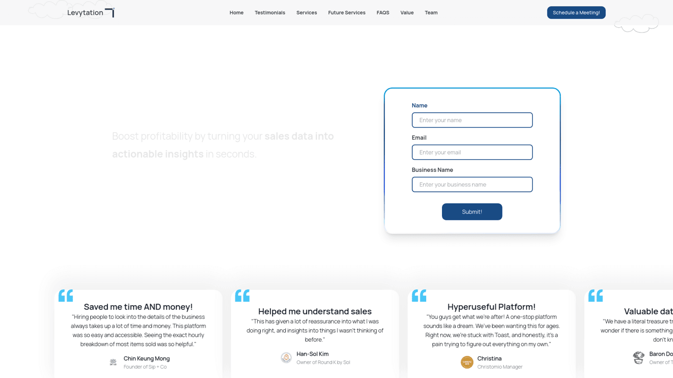 Levytation screenshot