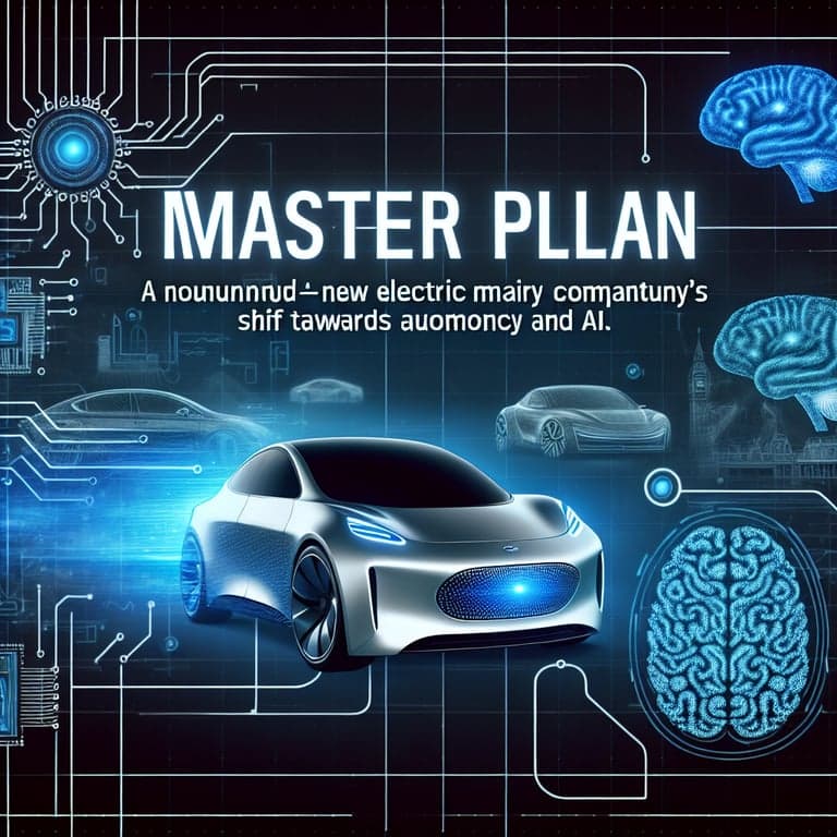 Elon Musk's New Master Plan: Tesla's Bold Shift Toward Autonomy and AI