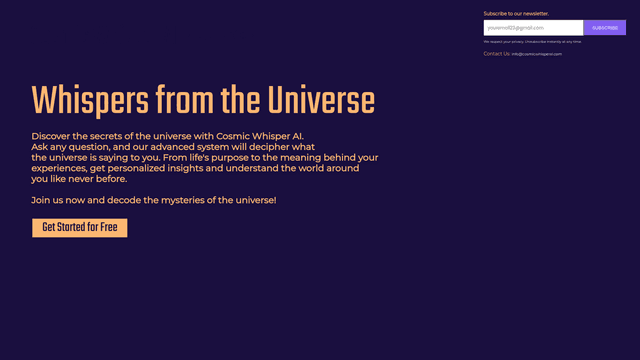 Thumbnail image for Cosmic Whisper AI