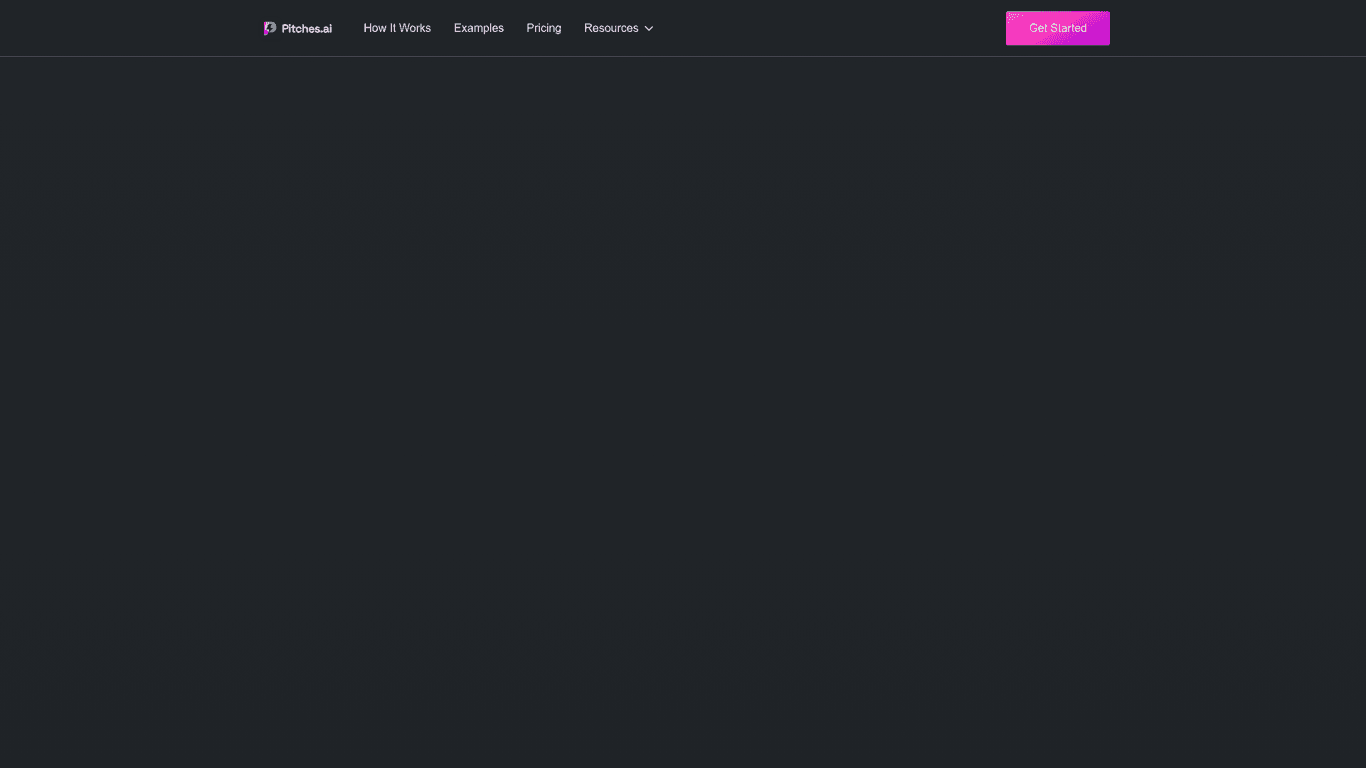 Pitches.ai screenshot