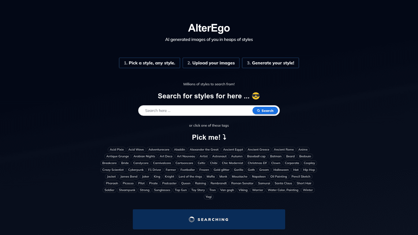 AlterEgoAI screenshot