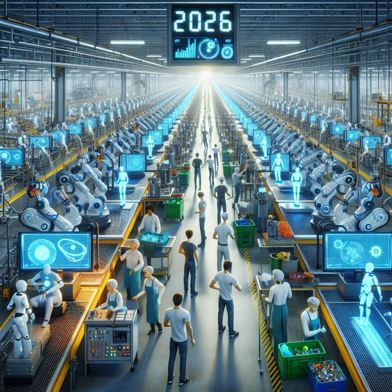 AI Revolution: Manufacturing's Workforce on the Brink of Transformation by 2026!