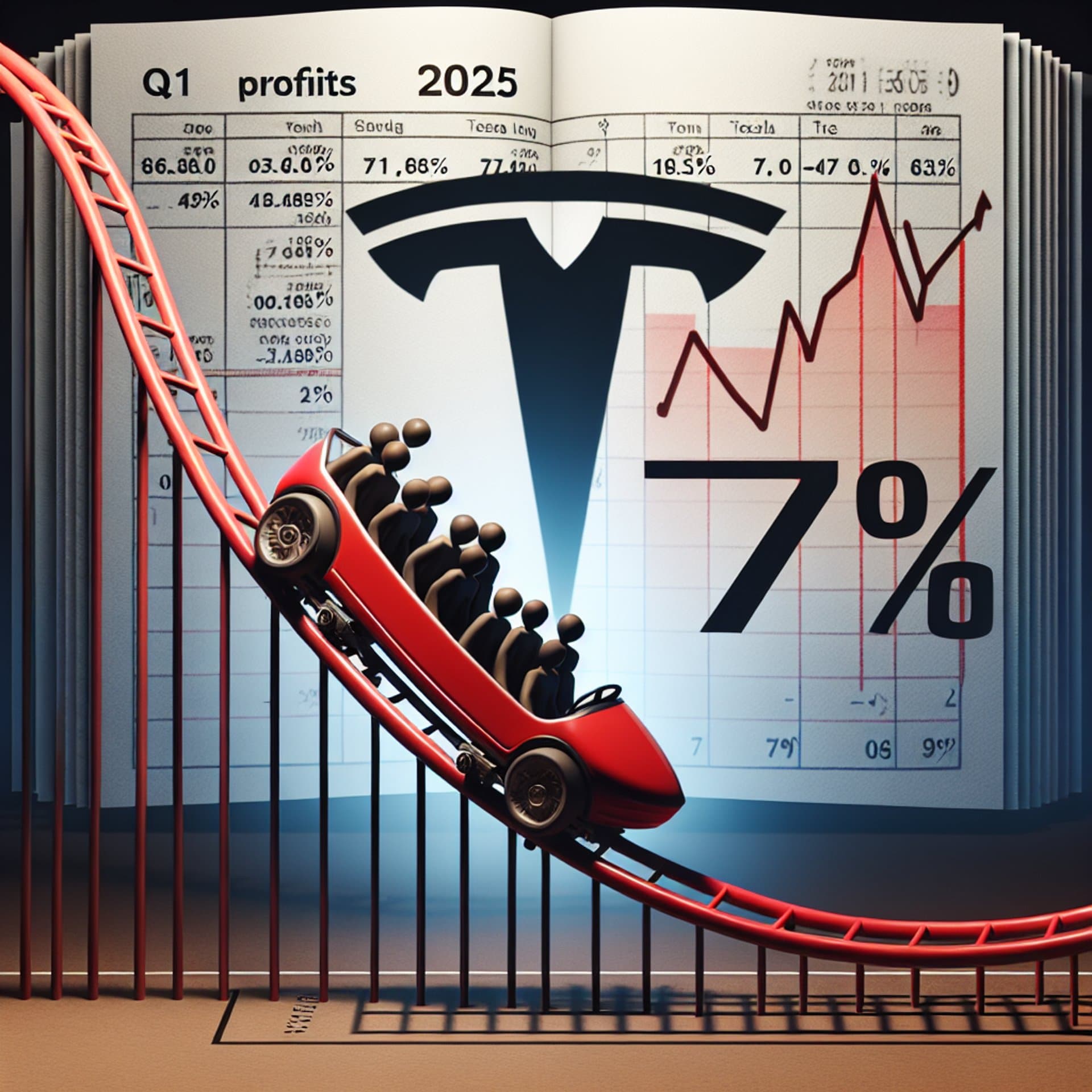 Tesla's Financial Rollercoaster: Q1 2025 Profits Plummet by 71%