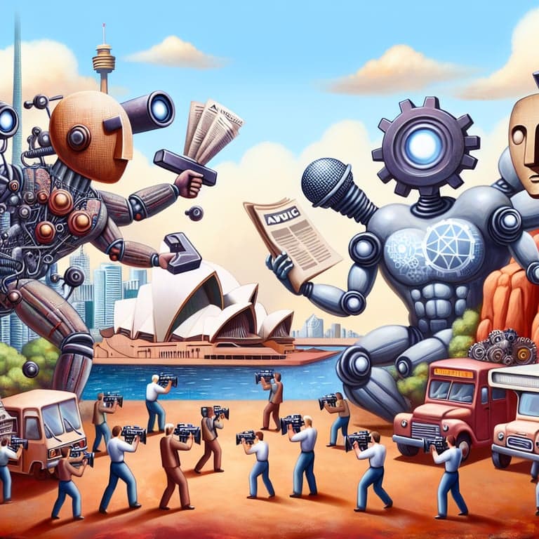 Media Giants Stand Up to AI Titans in Australia
