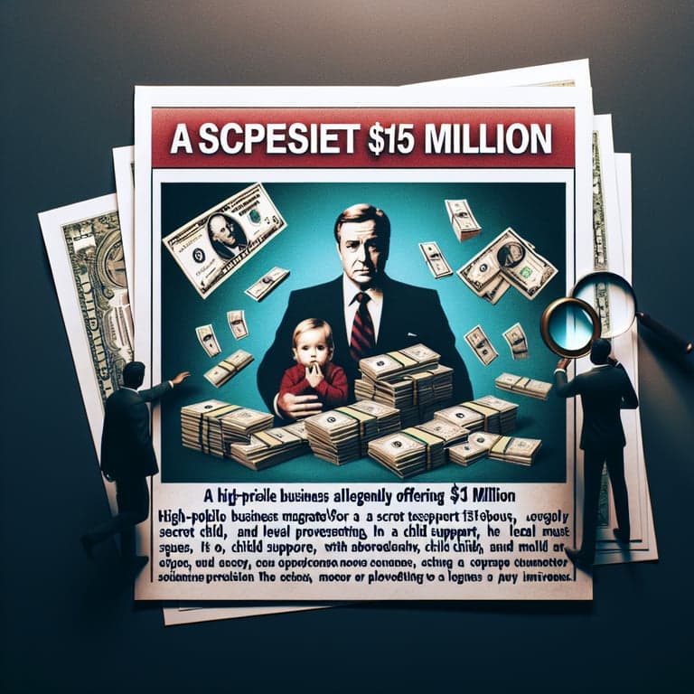 Elon Musk's Alleged $15 Million Offer: Secret Son, Child Support Drama, and Legal Scramble