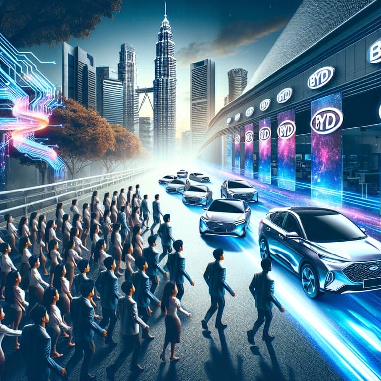 BYD Races to the Top: Singapore's Top-Selling Car Brand of 2024