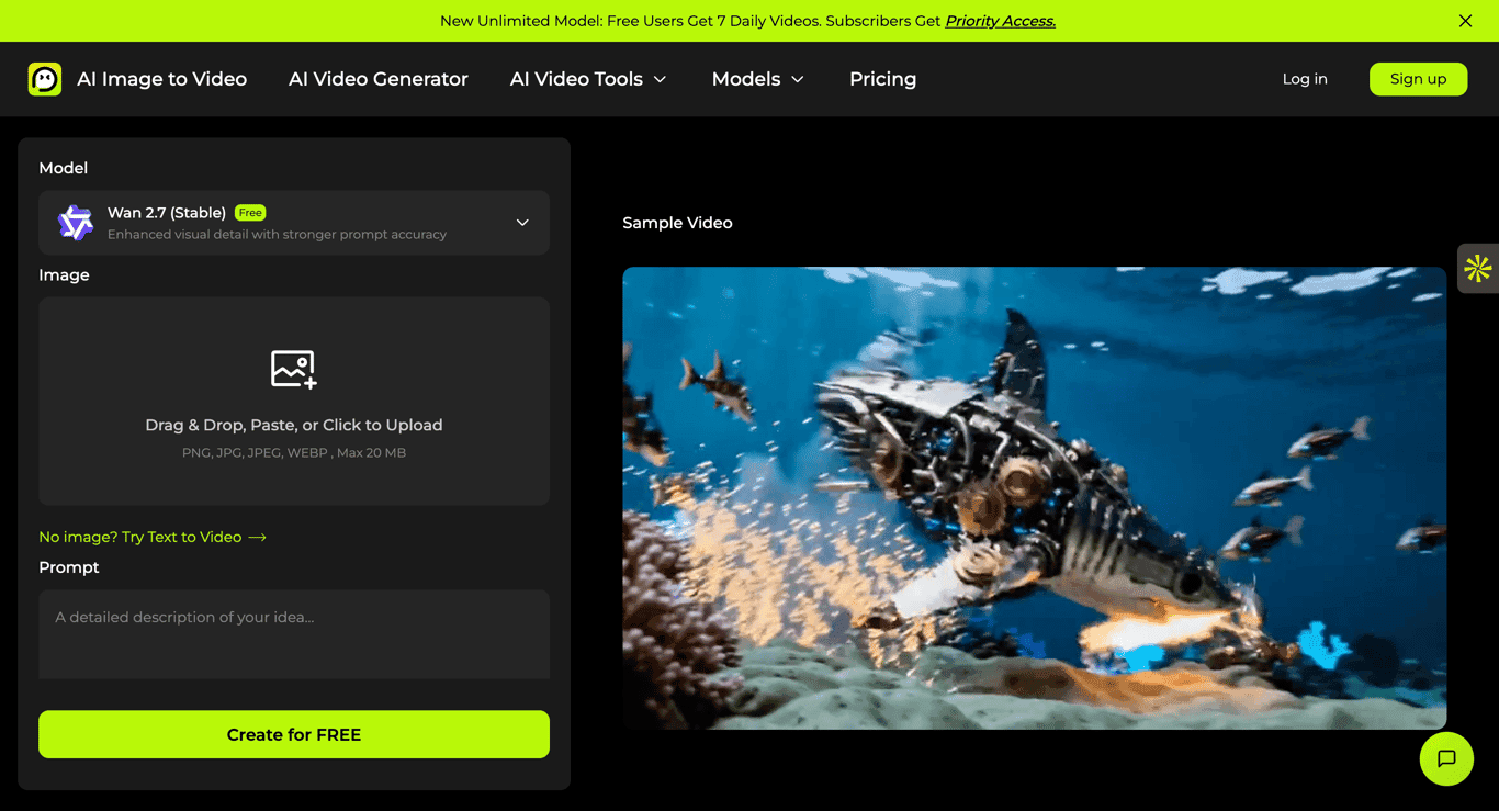 AI Image to Video screenshot