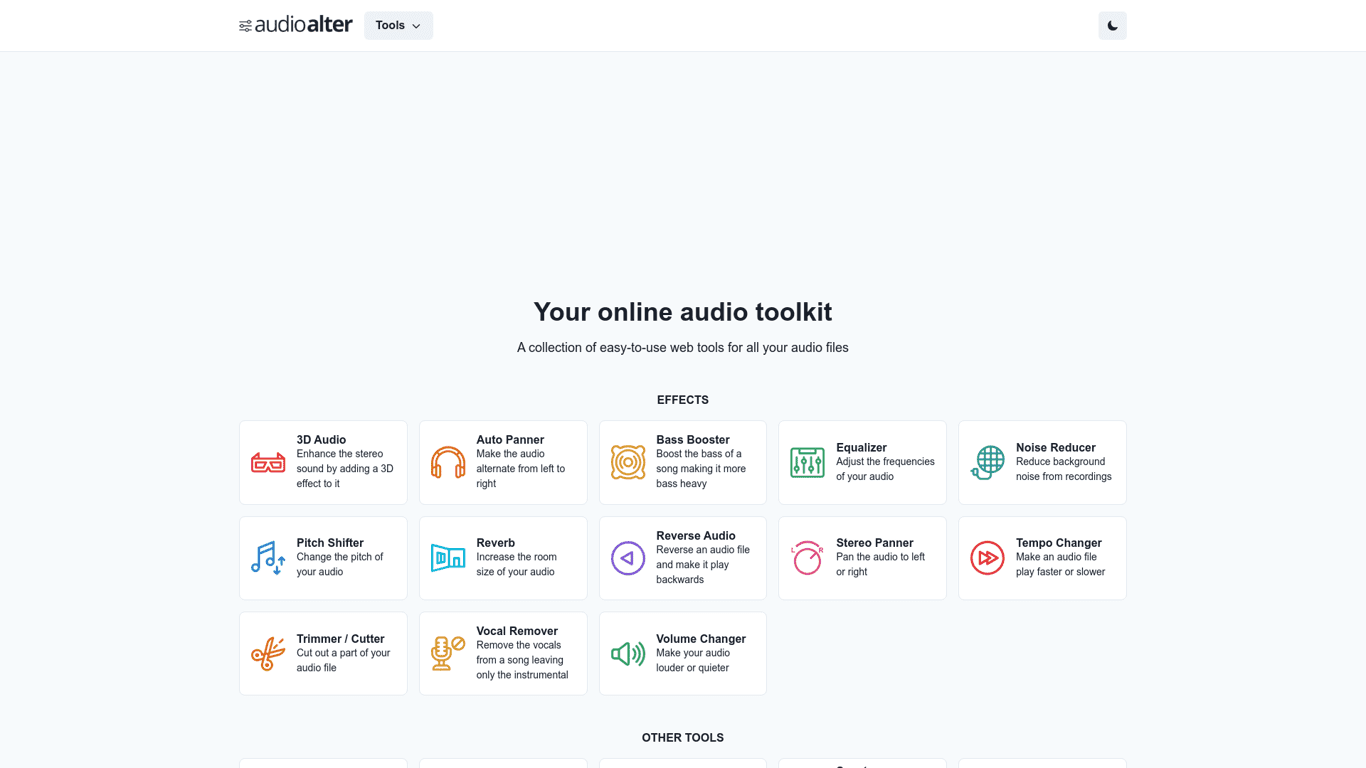 AudioAlter screenshot