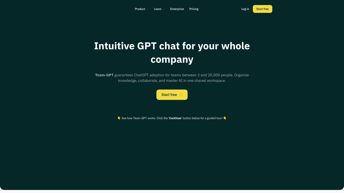 Team-GPT screenshot