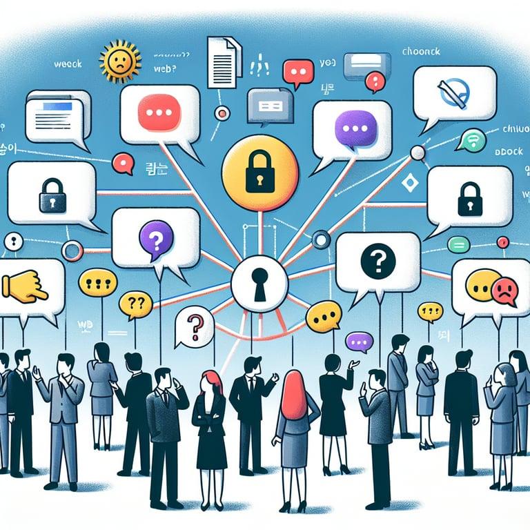Banner for Chosun Biz Article Sparks Conversations on Web Content Access Barriers