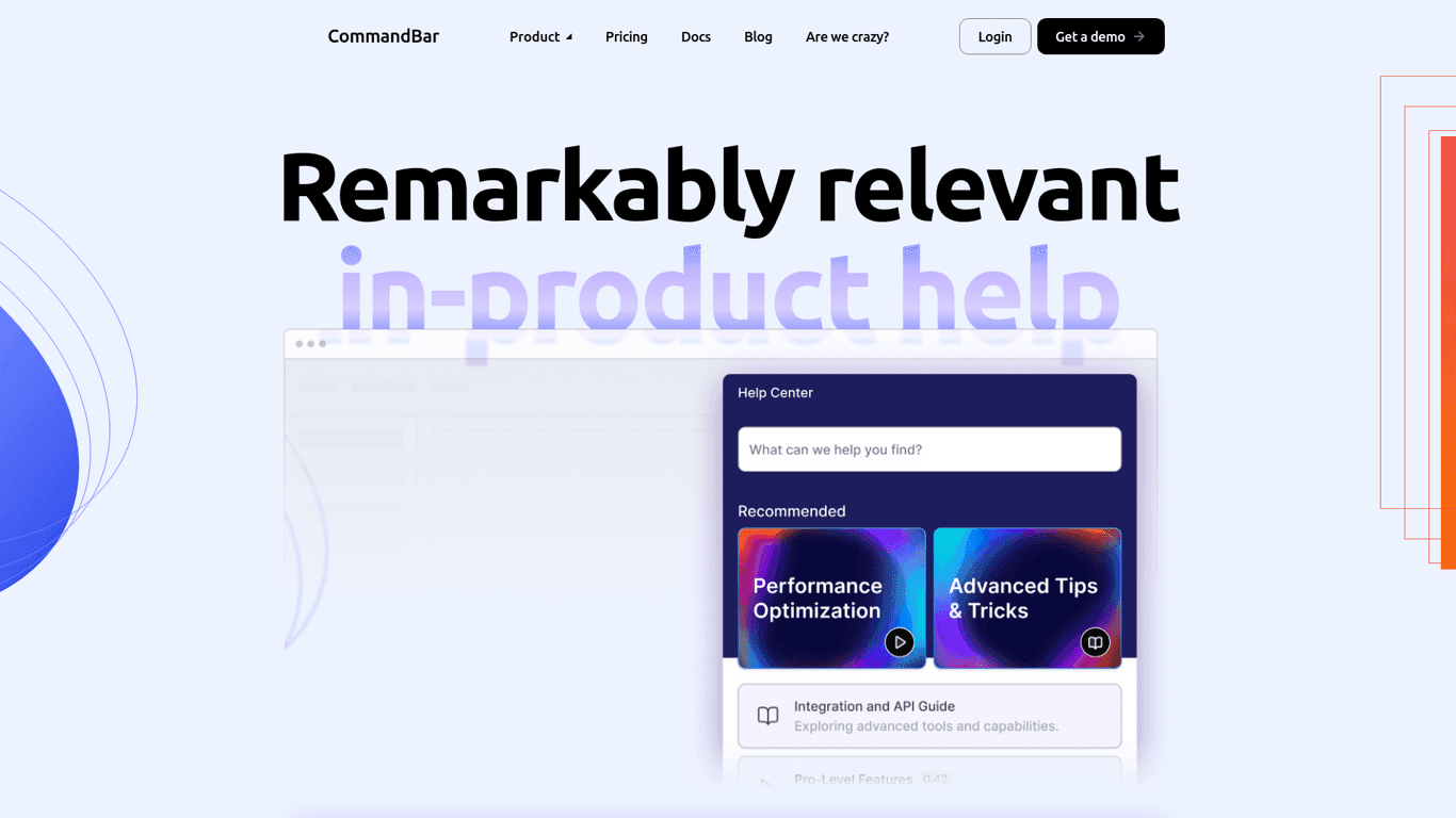 CommandBar screenshot