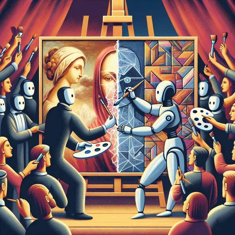 Banner for Christie's AI Art Auction Ruffles Feathers: Innovation or Appropriation?